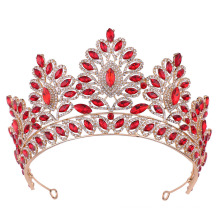 Wedding tiara party colorful baroque crown